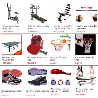 Cửa hàng bán dụng cụ thể thao uy tín trên toàn quốc