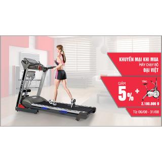 Sống khỏe cùng với Máy chạy bộ Đại Việt 