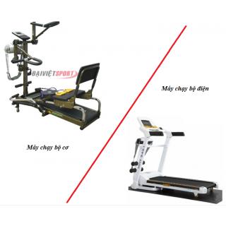 Phân biệt máy chạy bộ điện và cơ