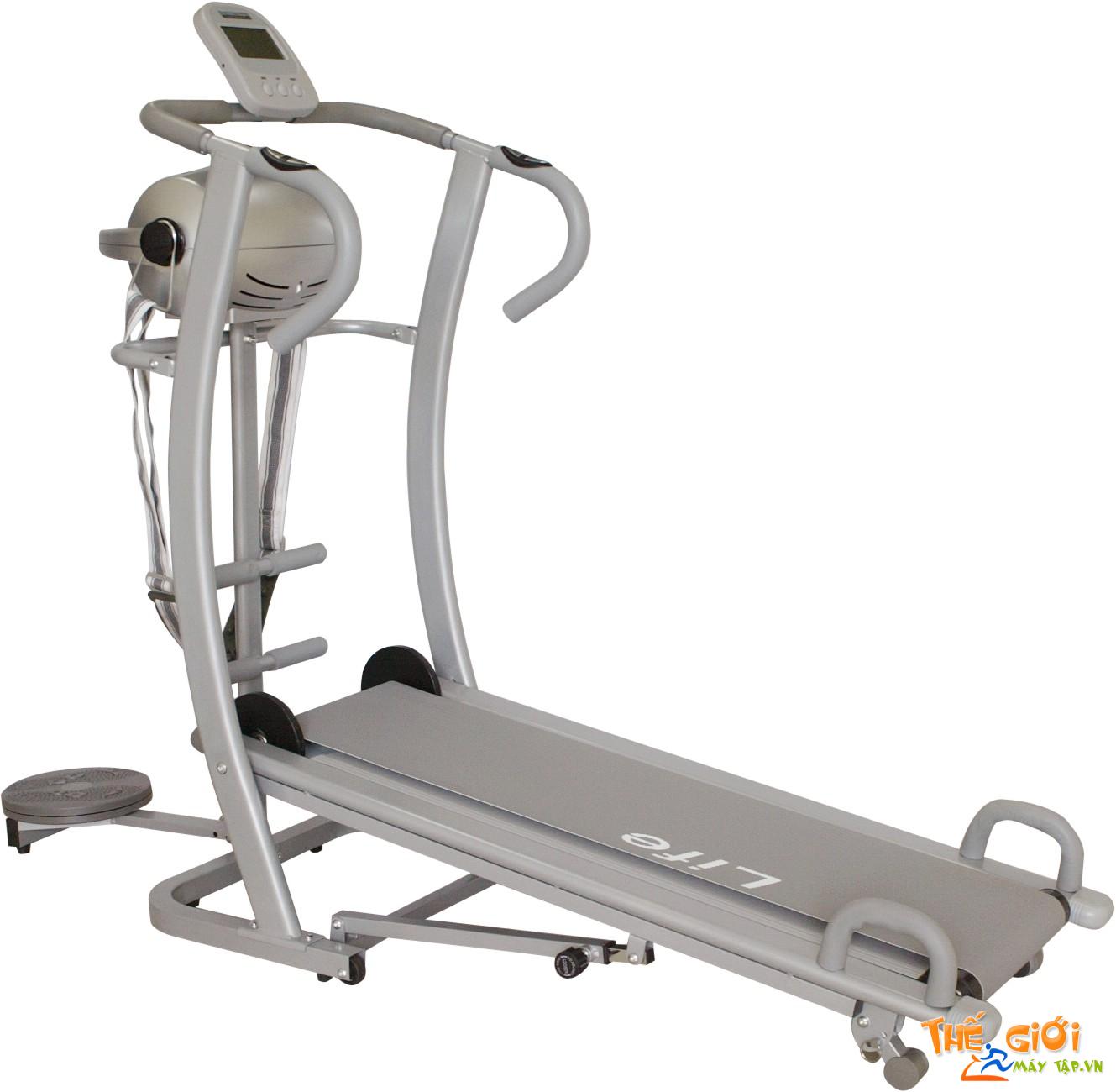 MÁY CHẠY BỘ CƠ 5 CHỨC NĂNG LIFE-805 ( ĐIỀU CHỈNH CƠ) - ( 0)