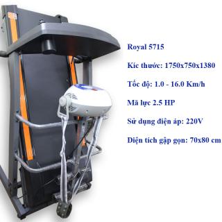 Máy chạy bộ điện đa chức năng Royal 5715