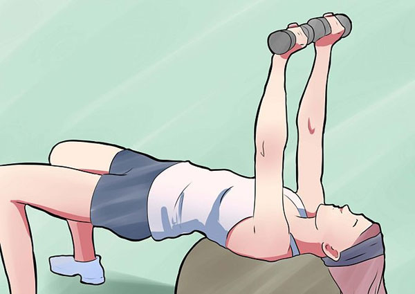 Bài tập tay cho vòng 1 nở nang