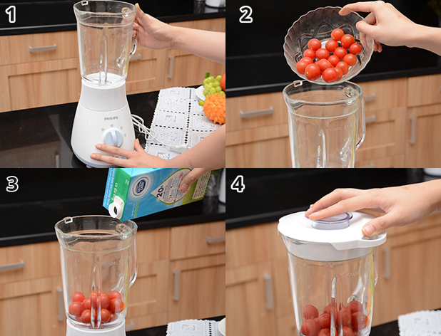 cách sử dụng máy xay sinh tô