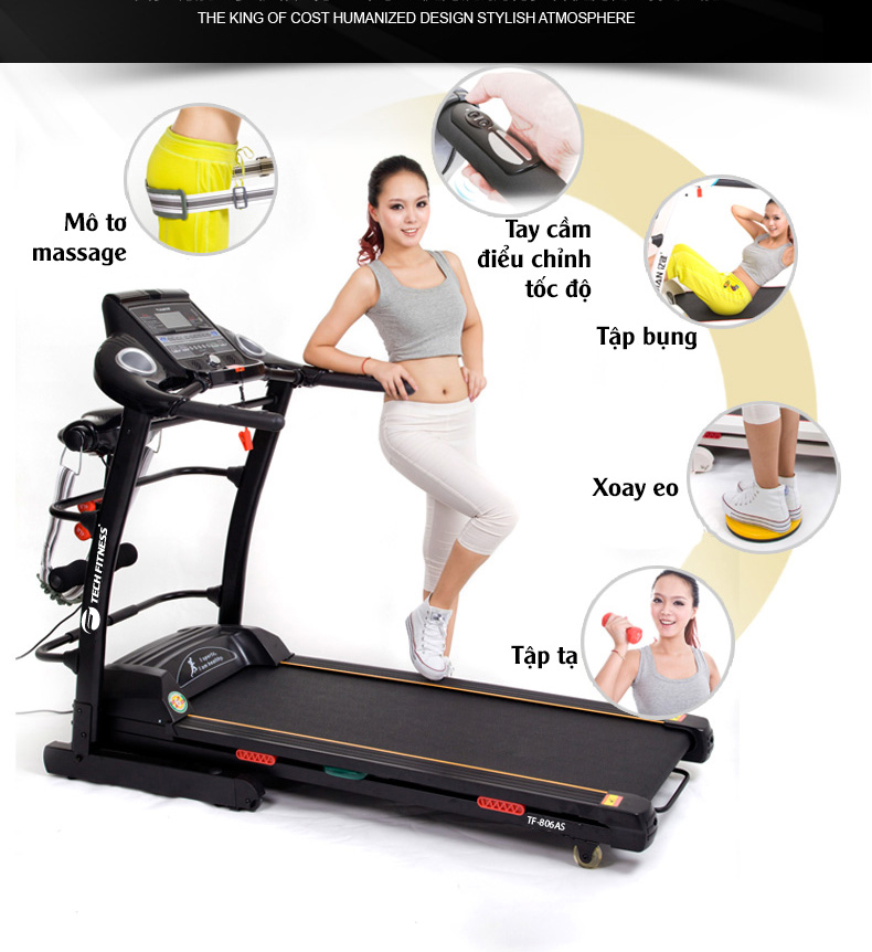 giảm cân với máy chạy bộ 