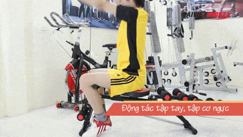 giảm cân với máy tập bụng