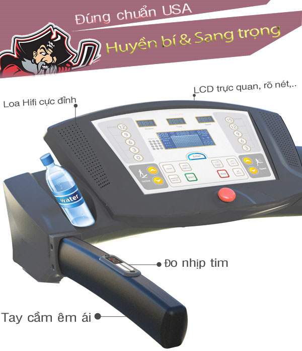 Máy chạy bộ cướp biển Caribe 2013