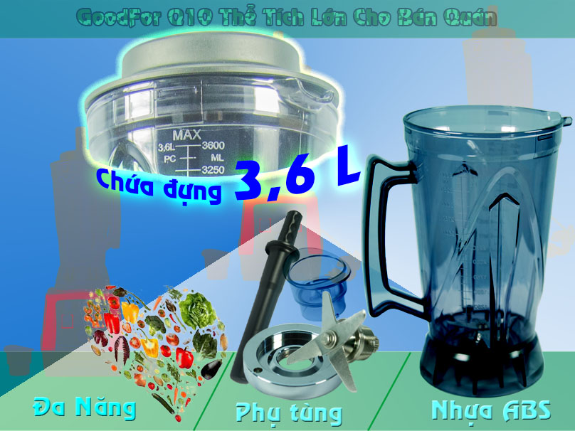 Máy xay sinh tố đa năng Goodfor Q-10