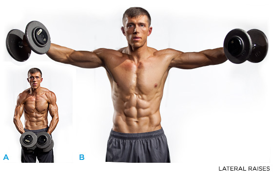 tập cơ vai với tạ đòn