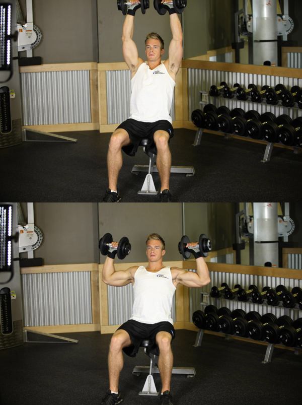 tập cơ vai với tạ đòn