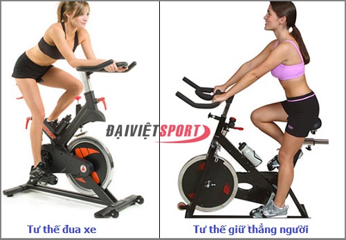 tập xe đạp có tăng chiều cao