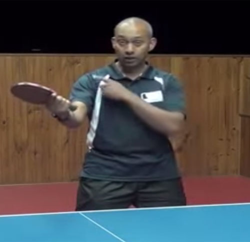 vị trí kết thúc của vợt